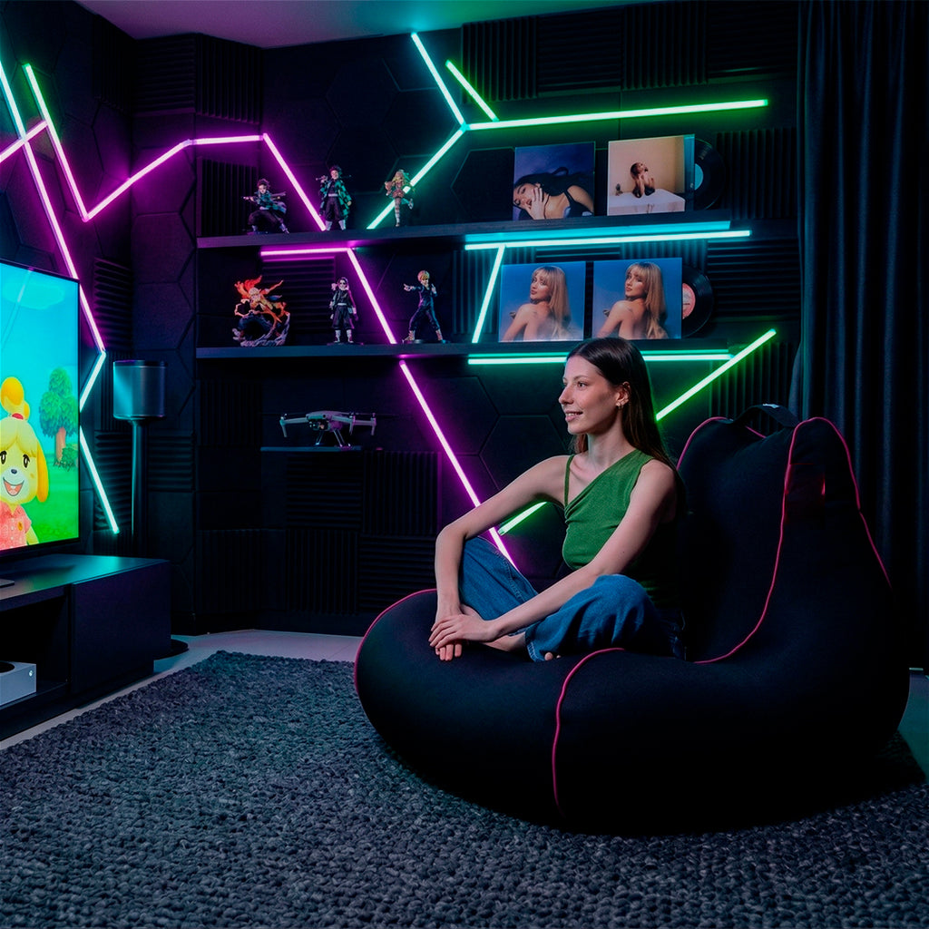 Sillón Puff Gamer Play Seat + Cojín Gaming de Regalo | Hecho en México — Envío Gratis