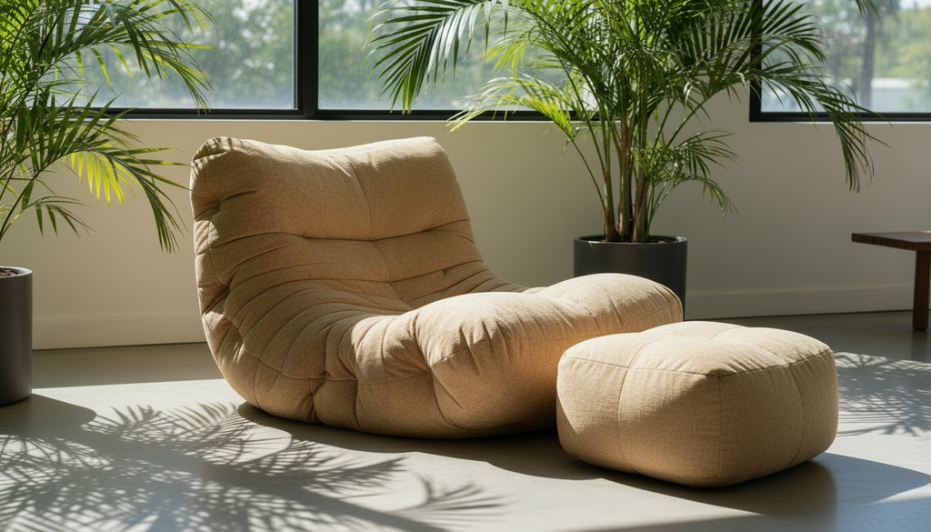 Caterpillar Ottoman | Taburete reposapiés — Hecho en México · Envío Gratis
